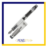 Pilot Custom Heritage 92 Skeleton Transparent Fountain Pen with Black and Chrome Trims