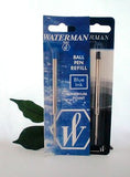 Waterman Ballpoint Pen Refill Medium in Black S0553640 or Blue S0553660