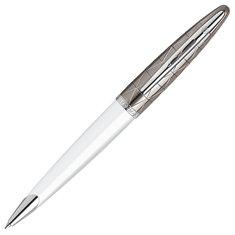 Waterman Carène Ballpoint Pen White Lacquer Body with Chrome Trims S0700380