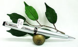 Waterman Expert Ballpoint Pen in Satin Chrome Shiny Chrome Detail S0701230