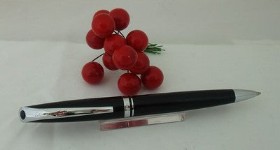 X-Pen Aura Ballpoint Pen Black & Chrome 386B