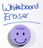 Artline Smiley Face Magnetic Dry Wipe Eraser for Whiteboards Available in 6 Colours