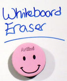 Artline Smiley Face Magnetic Dry Wipe Eraser for Whiteboards Available in 6 Colours