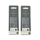 Parker Quink Fountain Pen Ink Cartridges x10 Available in 3 Colours