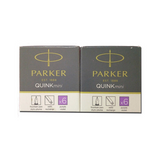 Parker Quink Mini Ink Cartridges x 12 available in 6 Colours
