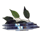 Pilot B2P Gel Retractable Rollerball Black or Blue Pen x2 0.7mm Tip 89% Recycled
