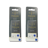 Parker Quink Fountain Pen Ink Cartridges x10 Available in 3 Colours