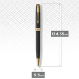 Parker Sonnet Matt Black and Gold Ballpoint Pen PKB013