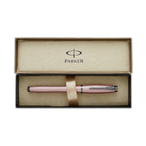 Parker Urban Premium Metallic Pink and Grey Fountain Pen MEDIUM