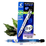 Pilot B2P Ballpoint Pen 0.7mm Fine Tip in Black, Blue or Red 3 or 10 Pack 94% Recycled