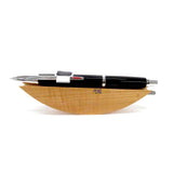 Pilot Capless Decimo Fountain Pen in Black with Rhodium Trims and a Medium Nib