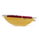 Pilot Capless Decimo Vanishing Point Fountain Pen with Red Body and Chrome Trims