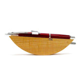 Pilot Capless Decimo Vanishing Point Fountain Pen with Red Body and Chrome Trims