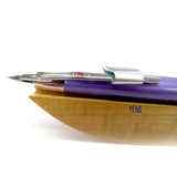 Pilot Capless Decimo Vanishing Point Retractable Fountain Pen Violet Lilac/Rhodium Trims