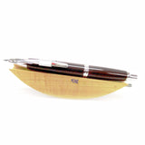 Pilot Capless Vanishing Point Retractable Fountain Pen Brown with Chrome Trims