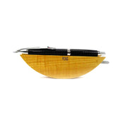 Pilot Capless "Vanishing Point" Retractable Fountain Pen CARBONESQUE BLACK/CHROME Fine