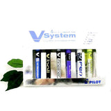 Pilot "V" System Liquid Ink Box Set x 6 Assorted pens & highlighters V5 and V7
