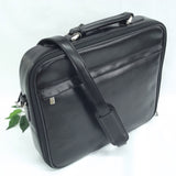 Quindici Leather 15.6 Inch Laptop Bag Black QSB 715