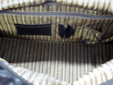 Quindici Square Leather Holdall in Dark Brown Vegetable Tan for Men & Women QVB 518