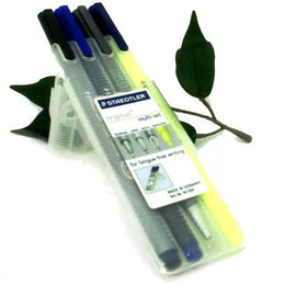 Staedtler Triplus Multiset Mobile Office Fineliner Ballpoint Pencil Highlighter