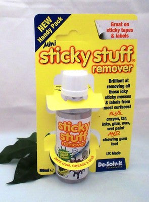 Sticky Stuff Remover Handy Pack 50ml De-S0lv-It 1022 Labels, Chewing Gum, etc