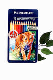 Staedtler Noris Club 145 Colour Pencil Tin Box - 3 sizes 12, 24 or 36