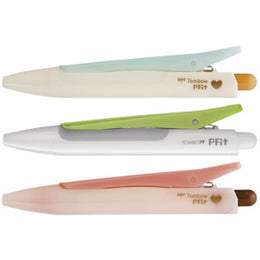 Tombow PFit Ballpoint Mini Pen Oversize Large Clip x3 Waitress Nurse Builder etc