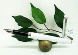 Waterman Hemisphere Fountain Pen White Chrome Trims Medium Nib S0920930