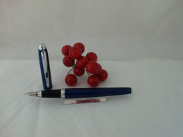 X-Pen Classic Fountain Pen Blue & Chrome 128F