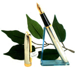 X-Pen Legend Fountain Pen Steel & Gold Trim 406F X Pen